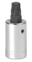 20J761 Socket, Torx Bit, 1/2 In Dr, T60
