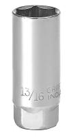 20J767 Socket, Spark Plug, 1/2 Dr, 6 Pts, 13/16 In
