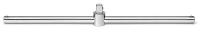 20J833 Slide Bar, 1/2 In Dr, 15 In L