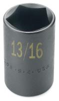 20K085 Impact Socket, Std, 1/2 In Dr, 6 Pts, 23mm