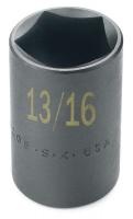 20K092 Impact Socket, Std, 1/2 In Dr, 6 Pts, 32mm