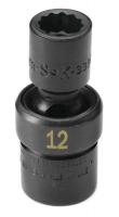 20K096 Swivel Impact Socket, 1/2 Dr, 6 Pts, 1/2 In