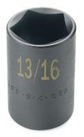 20K127 Impact Socket, Std, 1 In Dr, 6 Pts, 1 In