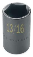 20K141 Impact Socket, Std, 1 In Dr, 6 Pt, 1-7/16 In