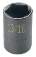 20K160 Impact Socket, Std, 1 In Dr, 6 Pt, 2-7/16 In