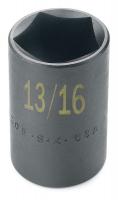 20K162 Impact Socket, Std, 1 In Dr, 6 Pts, 27mm