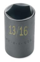 20K215 Impact Socket, Std, 3/4 Dr, 6 Pts, 1-1/16 In