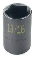 20K219 Impact Socket, Std, 3/4 Dr, 6 Pt, 1-11/16 In
