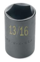 20K240 Impact Socket, Std, 3/4 In Dr, 6 Pts, 24mm