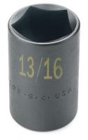 20K249 Impact Socket, Std, 3/4 In Dr, 6 Pts, 34mm