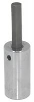 20K532 Hex Socket, Standard, 1/2 In Dr, 8mm