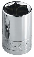 20K545 Socket, Standard, 1/2 In Dr, 12 Pt, 25mm