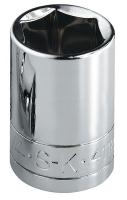 20K570 Socket, Standard, 1/2 In Dr, 6 Pt, 9mm