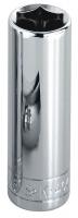 20K673 Socket, Deep, 3/8 In Dr, 6 Pt, 8mm