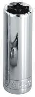 20K674 Socket, Deep, 3/8 In Dr, 6 Pt, 9mm