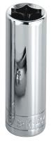 20K675 Socket, Deep, 3/8 In Dr, 6 Pt, 1 In