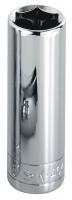 20K681 Socket, Deep, 3/8 In Dr, 6 Pt, 23mm