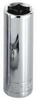 20K684 Socket, Deep, 3/8 In Dr, 6 Pt, 26mm