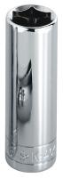20K686 Socket, Extra Deep, 3/8 In Dr, 6 Pt, 7mm