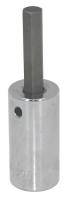 20K743 Hex Socket, Standard, 3/8 In Dr, 2.5mm