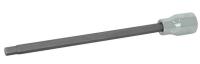 20K764 Hex Bit Socket, Long, 3/8 In Dr, 3/8 In