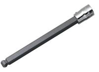 20K769 Hex Bit Socket, Long Ball, 3/8 Dr, 1/8 In