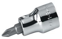 20K776 Screwdriver Bit Socket, Ph, 3/8 Dr, #2