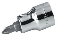 20K777 Screwdriver Bit Socket, Ph, 3/8 Dr, #3