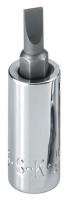 20K783 Screwdriver Skt, Slotted, 3/8 In Dr, 1/4 In