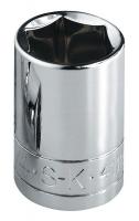 20K799 Socket, Standard, 3/8 In Dr, 12 Pt, 1 In