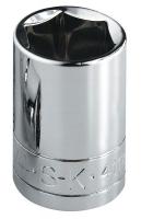 20K801 Socket, Standard, 3/8 In Dr, 12 Pt, 13mm