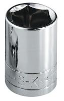 20K803 Socket, Standard, 3/8 In Dr, 12 Pt, 16mm