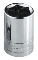 20K815 Socket, Standard, 3/8 In Dr, 6 Pt, 22mm