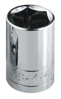 20K818 Socket, Standard, 3/8 In Dr, 6 Pt, 25mm