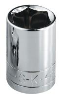 20K819 Socket, Standard, 3/8 In Dr, 6 Pt, 26mm
