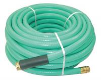 20L434 Water Hose, Rnfrcd PVC, 5/8 In ID, 100 ft L