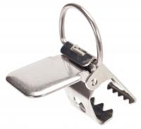 20V799 Sunspender Clip, Stainless Steel, Chrome