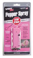 20W590 Pepper Spray w/Stop Strap, Pink