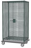20W720 Mesh Security Cart, Epoxy Coat, 51x28x69