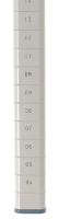 20W849 Wire Shelf Post, Steel, 33 In. H
