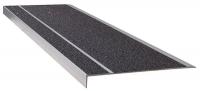 20X795 Stair Tread, Black, Extruded Alum, 5 ft. W