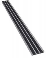 20X818 Safety Stair Nosing, Black, Extruded Alum