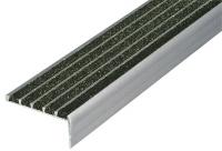 20X820 Safety Stair Nosing, Black, Extruded Alum