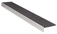 20X825 Safety Stair Nosing, Black, Extruded Alum