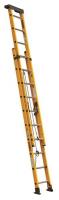 20X998 Extension Ladder, Fiberglass, 17 ft., IA