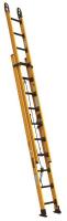 20Y006 Extension Ladder, Fiberglass, 17 ft., IAA