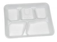 20Y358 Cafeteria Tray, White, 5 Comp, PK 500