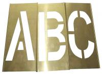 20Y507 STENCIL LTR KIT 3 in  BR, 33PCS