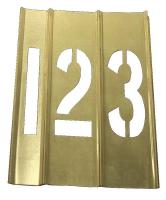 20Y511 Number Stencils, Brass, 15PCS