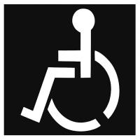 20Y542 Handicap Symbol stencil